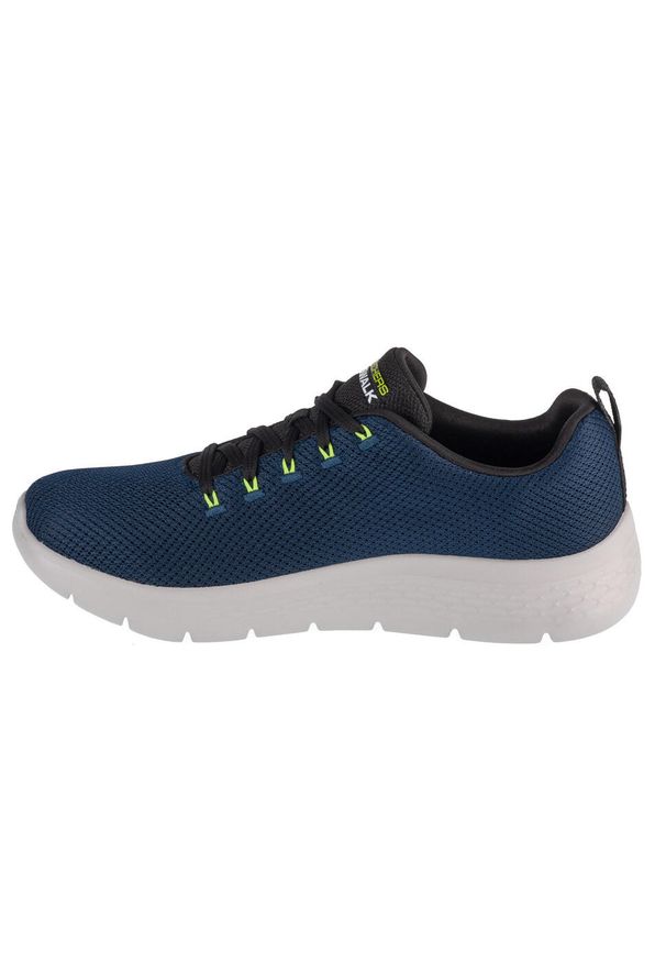 skechers - Buty sportowe Sneakersy męskie, Go Walk Flex - Vespid. Kolor: niebieski. Sport: turystyka piesza