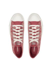 Converse Trampki Chuck Taylor All Star Lift Platform Suede Shimmer A11634C Różowy. Kolor: różowy. Materiał: skóra, zamsz. Obcas: na platformie #3