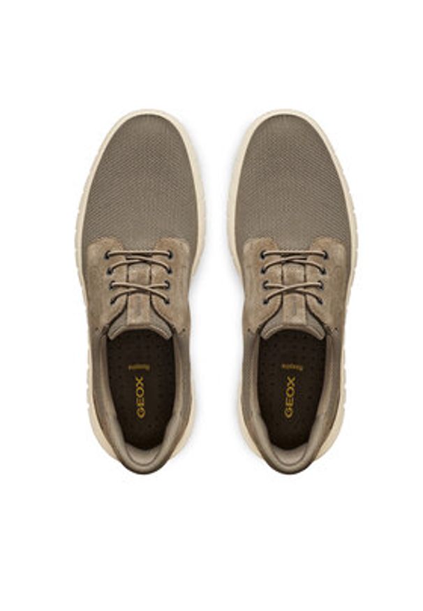 Geox Sneakersy U Flextride F Plus U654JA 01422 C1018 Brązowy. Kolor: brązowy. Materiał: skóra, zamsz