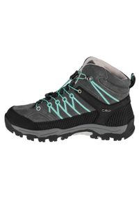 Buty trekkingowe dziewczęce, CMP Rigel Mid Kids. Kolor: szary
