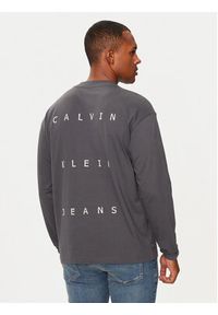 Calvin Klein Jeans Longsleeve J30J327317 Szary Regular Fit. Kolor: szary. Materiał: bawełna. Długość rękawa: długi rękaw #3