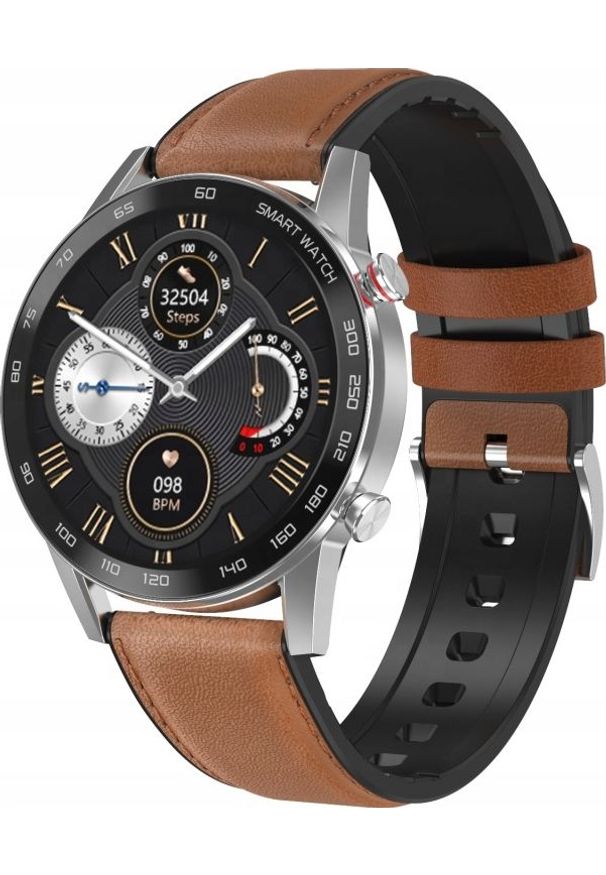 Brązowy zegarek smartwatch