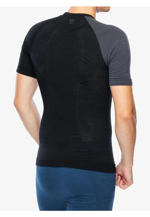 ORTOVOX - Koszulka termoaktywna męska Ortovox 120 Comp Light Short Sleeve. Kolor: czarny