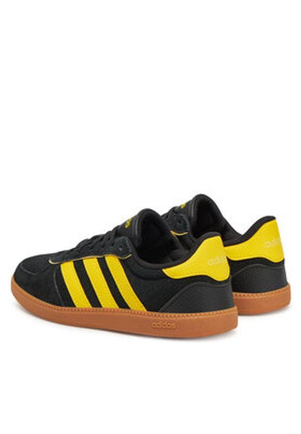Adidas - adidas Sneakersy Breaknet Sleek JH6897 Czarny. Kolor: czarny. Materiał: zamsz, skóra