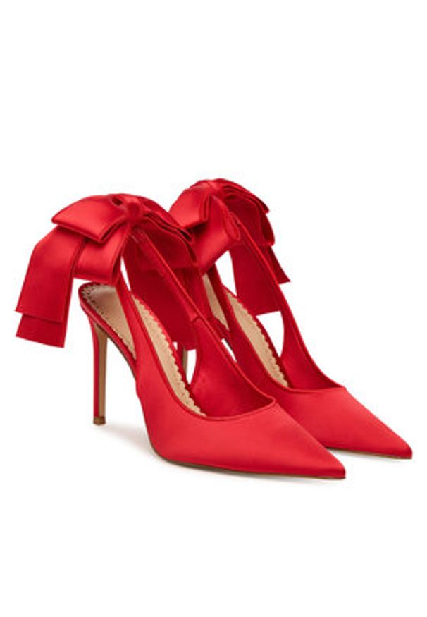 Steve Madden Szpilki Teacup 11004931 Czerwony. Kolor: czerwony. Materiał: materiał. Obcas: na szpilce