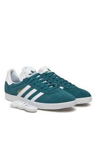 Adidas - adidas Sneakersy Gazelle JH5383 Zielony. Kolor: zielony. Materiał: skóra, zamsz. Model: Adidas Gazelle