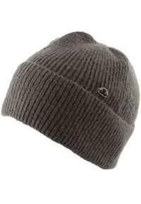 XTASY - Elegancki i ciepły damski zimowy kapelusz z akrylu w szarym. Kolor: szary. Materiał: akryl. Sezon: zima. Styl: elegancki #1