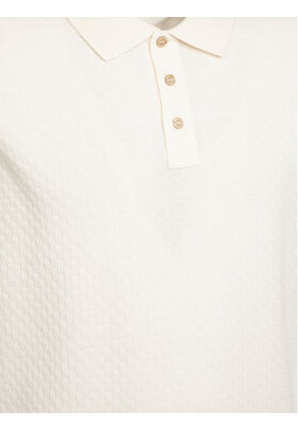 JOOP! Polo Roni 10100056 30100501 Écru Regular Fit. Typ kołnierza: polo. Materiał: bawełna