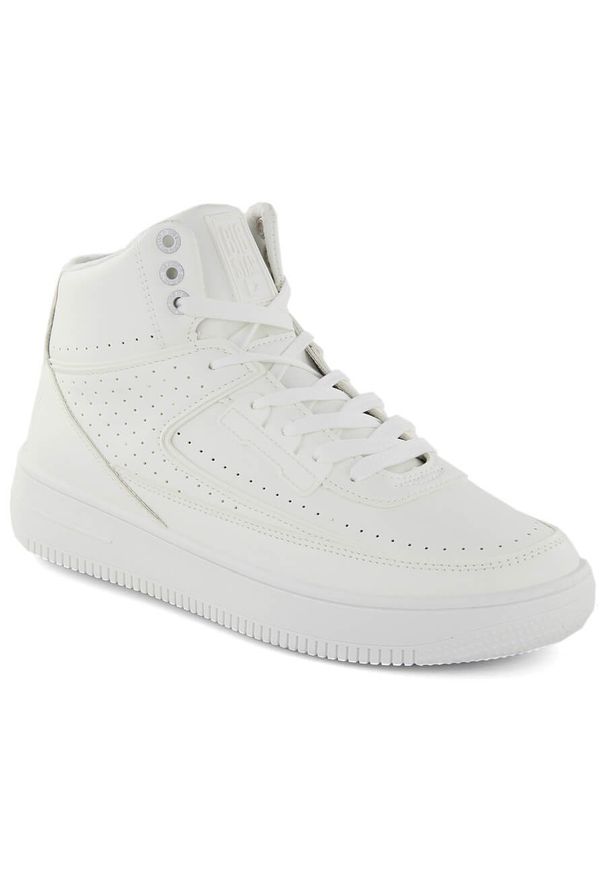 Big-Star - Buty sportowe męskie ocieplane za kostkę białe Big Star OO174553. Wysokość cholewki: za kostkę. Kolor: biały. Materiał: skóra ekologiczna