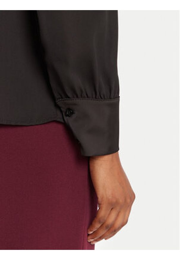 Rinascimento Koszula CFC0126204003 Czarny Regular Fit. Kolor: czarny. Materiał: syntetyk