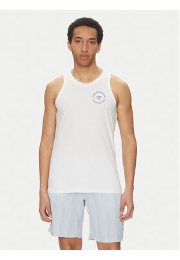 Jack & Jones Komplet tank topów Simon 12276429 Kolorowy Regular Fit. Materiał: bawełna. Wzór: kolorowy