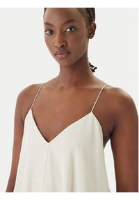 Eleh Sukienka letnia SS260102 Écru Regular Fit. Materiał: lyocell. Sezon: lato #5