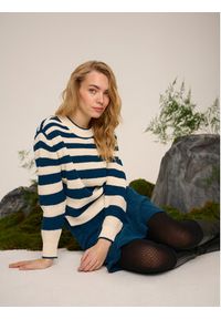 Cream Sweter Crmuka Knitted 10611880 Niebieski Straight Fit. Kolor: niebieski. Materiał: bawełna #8