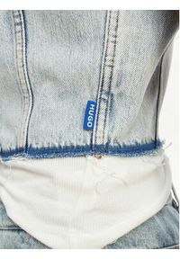 Hugo - HUGO Kamizelka Garis B 50557076 Niebieski jasny Regular Fit. Kolor: niebieski. Materiał: bawełna #2