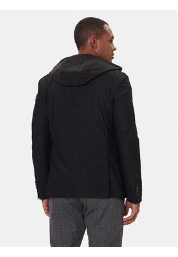JOOP! Marynarka Huntsville-J 30047604 Czarny Slim Fit. Kolor: czarny. Materiał: syntetyk
