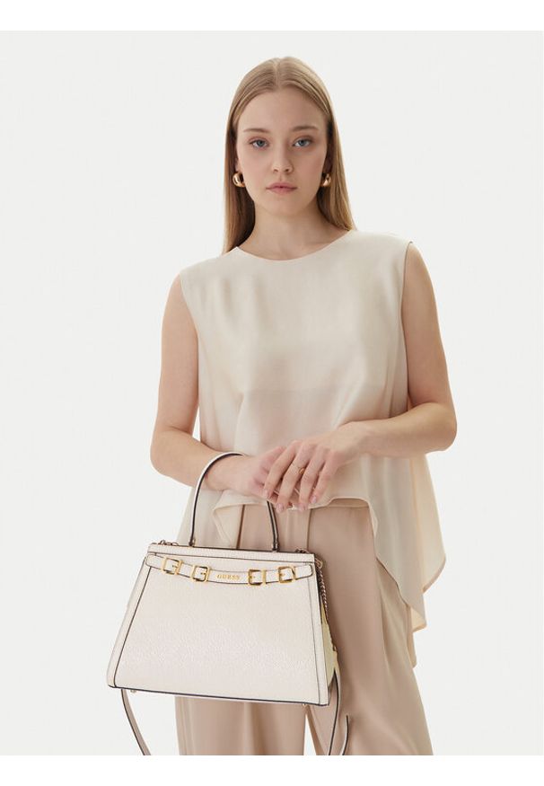 Guess Torebka Dovie HWKG99 09060 Écru. Materiał: skórzane