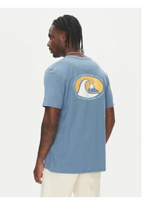 Quiksilver T-Shirt Ev Flower Chaos Ss EQYZT08050 Niebieski Regular Fit. Kolor: niebieski. Materiał: bawełna #3