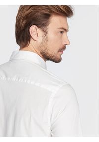 Calvin Klein Koszula K10K110856 Biały Slim Fit. Kolor: biały. Materiał: bawełna #5