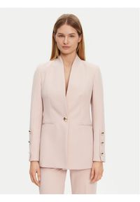 Rinascimento Marynarka CFC0122856003 Różowy Regular Fit. Kolor: różowy. Materiał: syntetyk #1