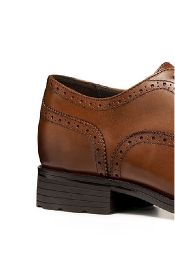 Geox Półbuty U Walk Pleasure F U46H8B 00043 C6610 Brązowy. Kolor: brązowy. Materiał: skóra