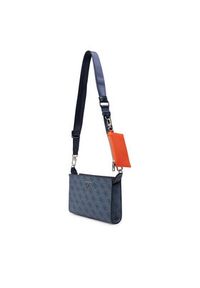 Guess Saszetka HMMILO P6157 Granatowy. Kolor: niebieski. Materiał: skóra #2
