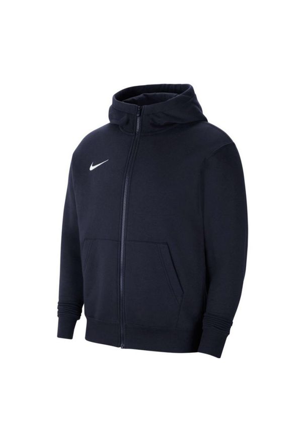 Nike - Bluza Dziecięca Park 20 Fleece Full Zip Hoodie. Kolor: niebieski. Sport: joga i pilates