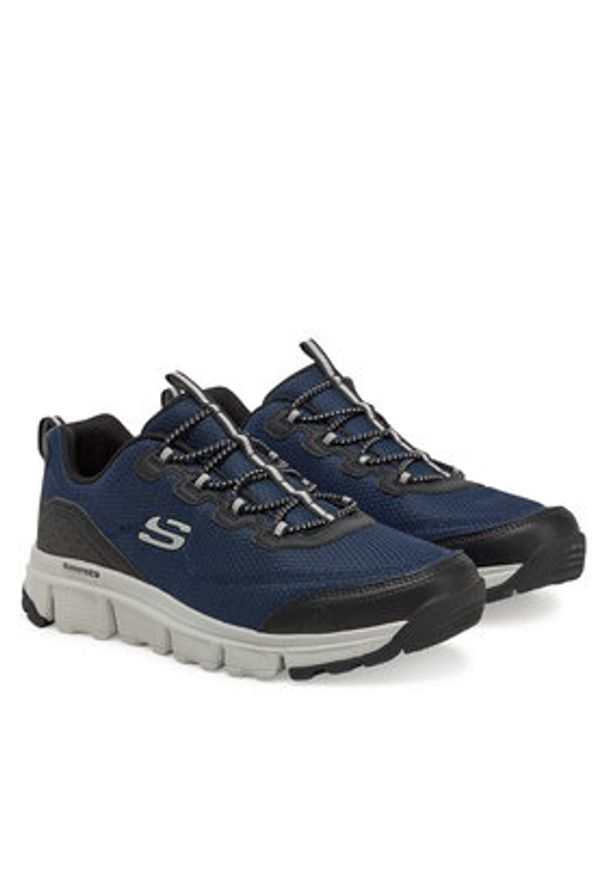skechers - Skechers Sneakersy 237704/NVBK Granatowy. Kolor: niebieski. Materiał: materiał