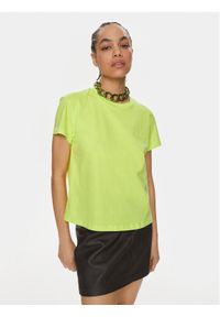 Patrizia Pepe T-Shirt 2M4373/J111-Y426 Zielony Regular Fit. Kolor: zielony. Materiał: bawełna