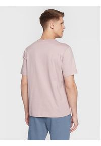 Champion T-Shirt Basic C Logo 216545 Różowy Custom Fit. Kolor: różowy. Materiał: bawełna #3