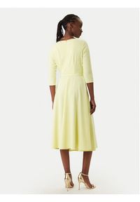 Rinascimento Sukienka koktajlowa CFC0127892003 Żółty Regular Fit. Kolor: żółty. Materiał: syntetyk. Styl: wizytowy #5