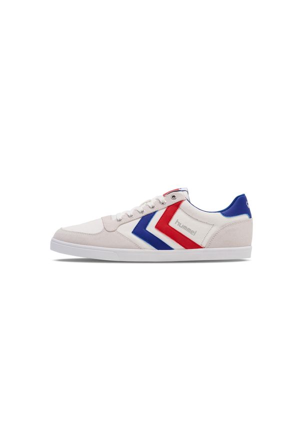 Sneakersy Hummel Slimmer stadil. Okazja: na spacer. Kolor: niebieski, biały, czerwony, wielokolorowy. Sport: turystyka piesza