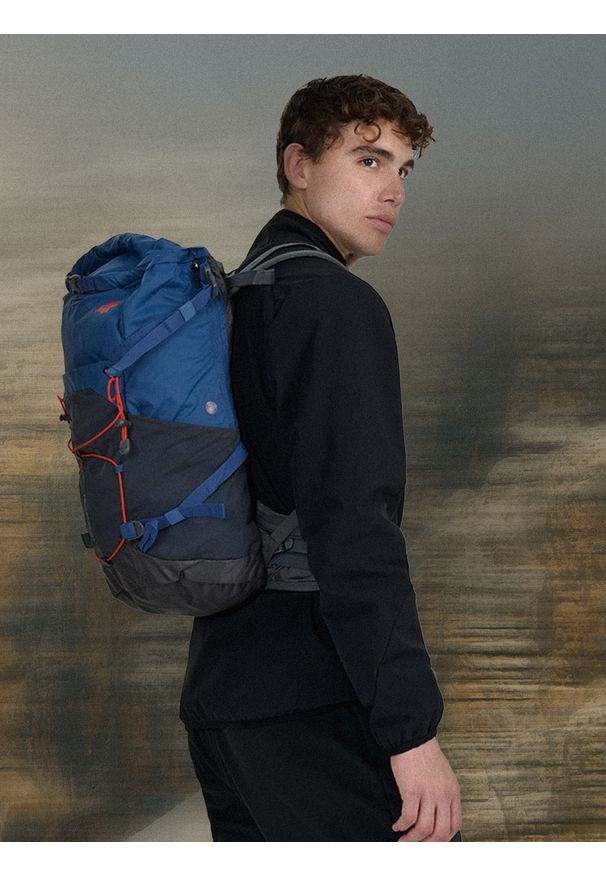 4f - 4F Plecak trekkingowy (30 L) - granatowy Uniwersalny. Kolor: niebieski. Materiał: materiał
