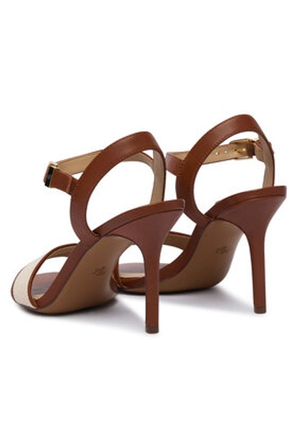 Lauren Ralph Lauren - LAUREN RALPH LAUREN Sandały 802P10643003 Brązowy. Kolor: brązowy. Materiał: skóra