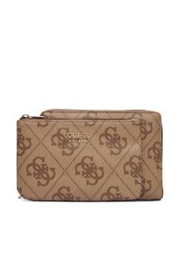 Guess Zestaw 2 etui Berta Travel TXOB86 88048 Brązowy. Kolor: brązowy. Materiał: skóra