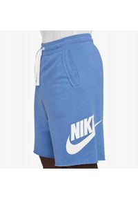 Spodenki Męskie Nike M Nk Club Alumni Hbr Ft Short. Kolor: niebieski