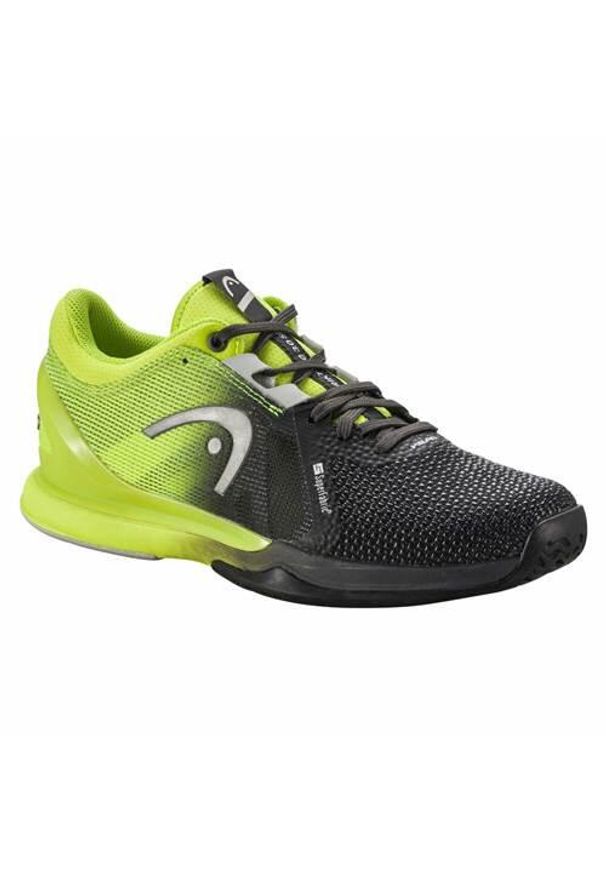 Buty do tenisa damskie Head Sprint Pro 3.0 Sf. Zapięcie: sznurówki. Kolor: zielony, wielokolorowy. Materiał: tkanina, syntetyk, materiał. Szerokość cholewki: normalna. Sport: bieganie, tenis