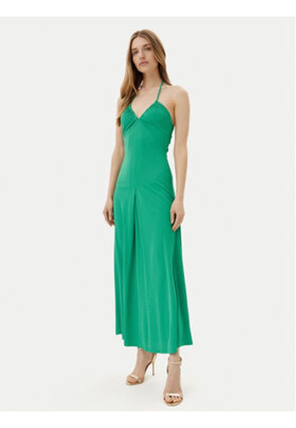 Silvian Heach Sukienka letnia Madev GPP25330VE Zielony Slim Fit. Kolor: zielony. Materiał: syntetyk. Sezon: lato
