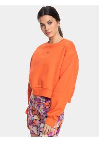 Roxy Bluza Ess Nrj Cn Otlr ERJFT04670 Pomarańczowy Regular Fit. Kolor: pomarańczowy. Materiał: bawełna #1
