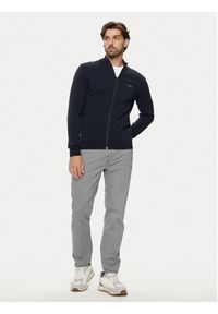 Aeronautica Militare Sweter 242MA1510L506 Granatowy Slim Fit. Kolor: niebieski. Materiał: bawełna #3