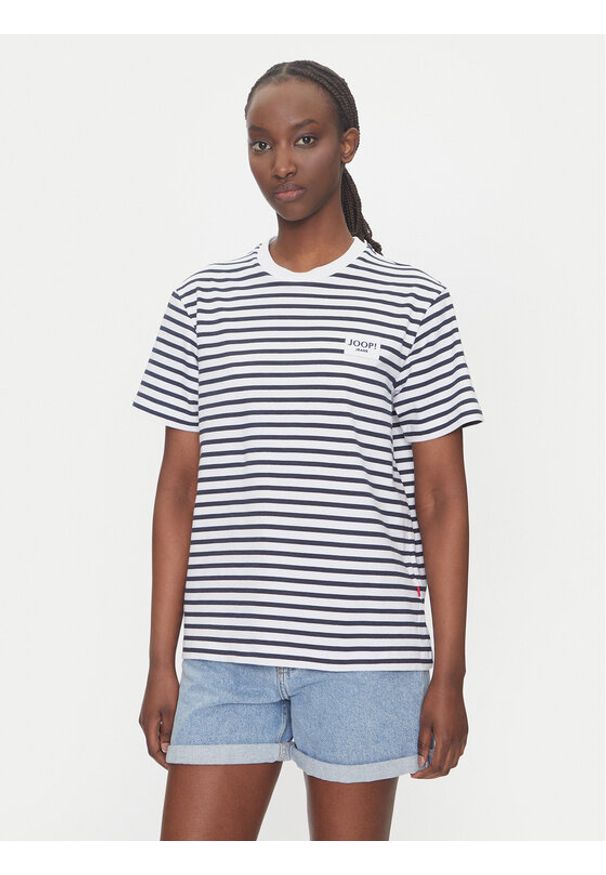 JOOP! Jeans T-Shirt Teele 30046131 Granatowy Regular Fit. Kolor: niebieski. Materiał: bawełna