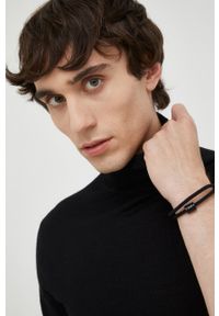 TIGER OF SWEDEN - Tiger Of Sweden sweter wełniany męski kolor czarny lekki z golferm. Typ kołnierza: golf. Kolor: czarny. Materiał: wełna. Długość rękawa: długi rękaw. Długość: długie #2