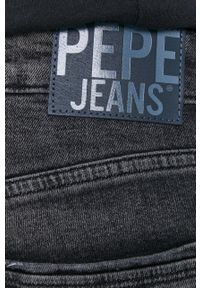 Pepe Jeans - Szorty jeansowe Stanley. Okazja: na co dzień. Kolor: szary. Materiał: tkanina. Wzór: gładki. Styl: casual
