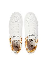 Versace Jeans Couture Sneakersy 80YA3SD6 ZPB85 Biały. Kolor: biały. Materiał: skóra #2