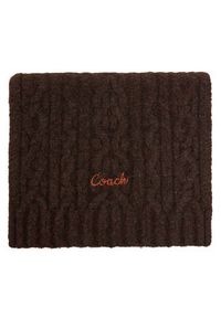 Coach Szalik CCL89 Brązowy. Kolor: brązowy. Materiał: poliester #4