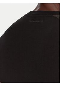Karl Lagerfeld - KARL LAGERFELD T-Shirt 755030 554235 Czarny Regular Fit. Typ kołnierza: dekolt w karo. Kolor: czarny. Materiał: bawełna #5