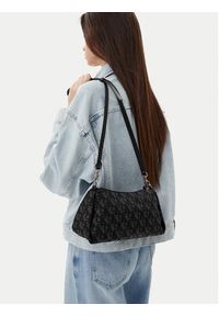 Calvin Klein Jeans Torebka Lyl Lg Jqd Smll Shld LV04K3142G Czarny. Kolor: czarny