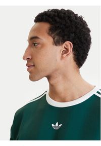Adidas - adidas T-Shirt adicolor Jacquard KD5834 Zielony Loose Fit. Kolor: zielony. Materiał: syntetyk #3