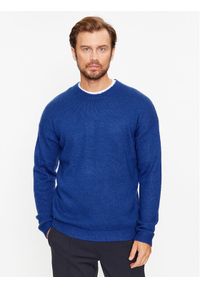 Only & Sons Sweter 22024567 Niebieski Regular Fit. Kolor: niebieski. Materiał: bawełna