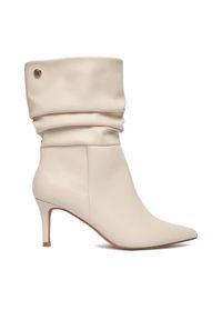 Nine West Botki CEO-SAMIRA-01 Écru. Materiał: syntetyk, materiał