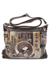 Anekke - Torebka ANEKKE - 37703-701 Brązowa. Kolor: brązowy. Sezon: jesień. Materiał: skórzane #1